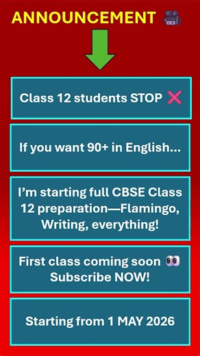 Finally! Class 12 English Complete Course Launch 🚀 | CBSE Boards 2026–27 Full Strategy