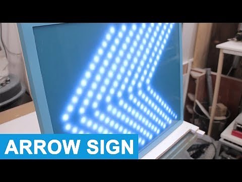 Animated Illuminated LED Arrow Sign