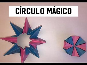 Tutorial de origami-CÍRCULO MÁGICO