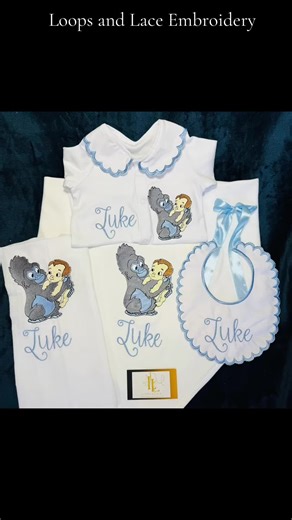 Personalized Baby Tarzan Set for Your Little Prince