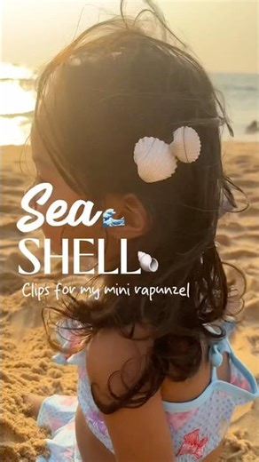 How to Make Cute Shell Hair Clips | Simple DIY Hair Accessories for Girls #youtubeshorts