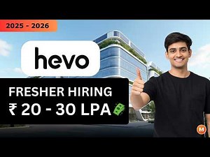 Hevo Data Hiring Freshers 🔥 20–30 LPA SDE I + Data Analyst & UI/UX Roles (2025–2026)