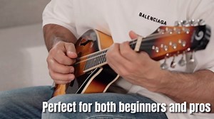 Vangoa Mandolin Musical Instrument A Style, Acoustic Mandolin Instrument Kit Italian 8 String for Professional Beginners Adults Teens Youth Kids, Sunburst, Glossy