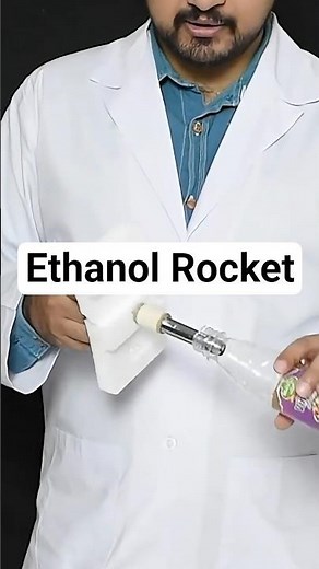 Ethanol Fueled Bottle Rocket | Extreme Combustion | Fun chemistry #experiment