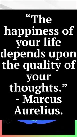 Control Your Thoughts, Control Your Life | Marcus Aurelius Stoicism