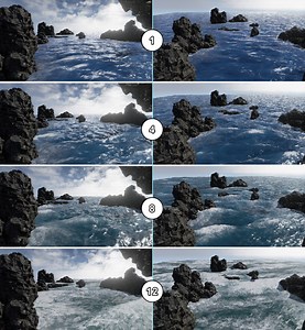 Parametric "Beaufort scale" ocean
