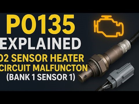 P0135 Code Explained — O2 Sensor Heater Circuit Malfunction (Bank 1 Sensor 1)