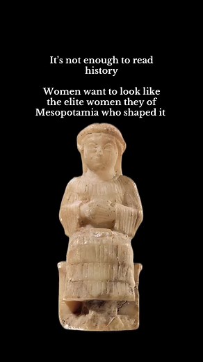 It’s not enough to just read history — new episode of the Dirt Diaries out tomorrow 🏺 #history #archaeology #ancienthistory #art #mesopotamia #fyp #women #priestess #goddess #historian