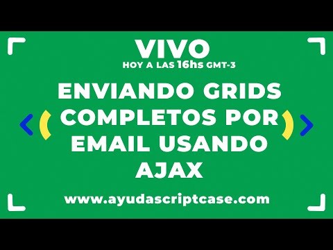 Scriptcase Lab - Enviando GRIDS completos con Ajax por email, librerías externas emogrifier #cap03