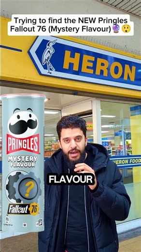 Trying the NEW Pringles Fallout 76 (Mystery Flavour) 🔮😲 #pringle #pringles #fallout #heron #fyp