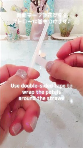 風船で作るお花のコサージュ🌸