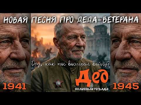 Волшебная тетрадь. "Дед". Новая песня про деда-ветерана ВОВ. Песня на День Победы - 9 мая.
