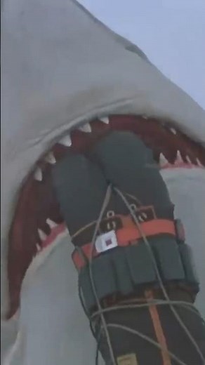 Oh shoot!… that robotic shark tho! 🎬 Cruel Jaws (1995)