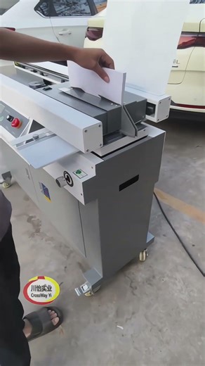 automatic binding books paper glue machine
