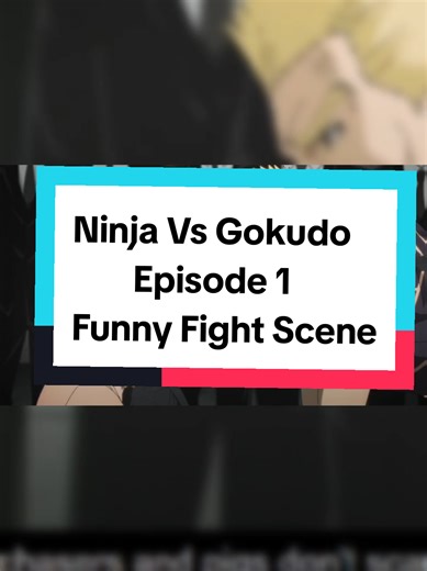 Ninja Vs Gokudo Episode 1 Funny Fight Scene #anime #primevideo #fyp #episode1 #ninjavsgokudo