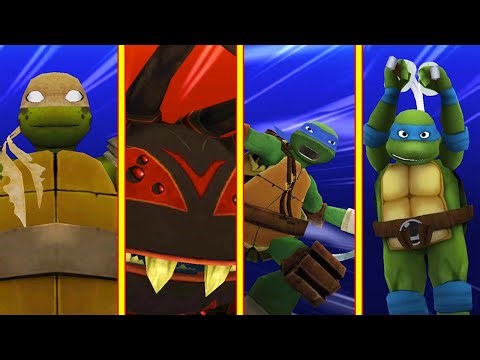TMNT Legends Leo, Spider Bytez, Leo Vision Quest, Leo Classic