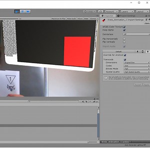 AR App Vuforia_Videos with transparency