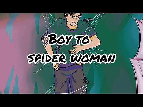 TG TF Boy into Spider Woman