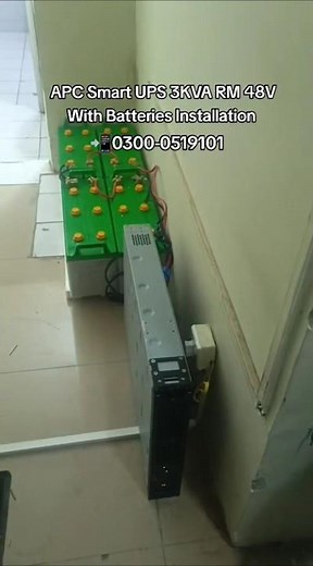 APC UPS 3KVA With External Batteries Installation For Long Backup #apcups #ups #upspowersolution