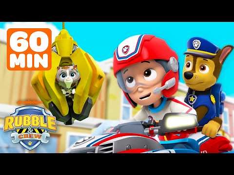 60 Minutes of PAW Patrol Rescues with Kids & Friends! 🐾 | Rubble & Crew