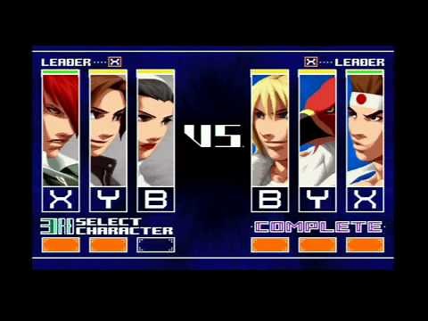 King of Fighters 2003 - Arcade Mode Gameplay with Kyo, Iori, & Chizuri (Sacred Treasures Team.)