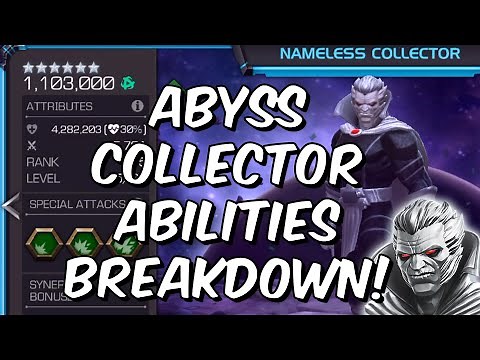 Abyss of Legends Collector Abilities Breakdown & Special Attacks! - Marvel Contest of Champions