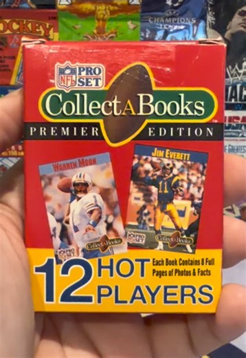Unboxing 1990 NFL Pro Set Collect-A-Books Series 3 #footballcards #sportscards #junkwax #packopening #cardbreaks