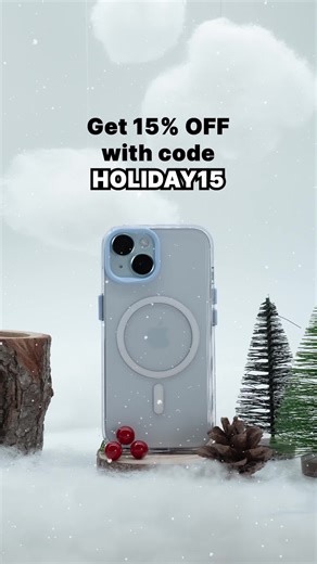3.7K views |  Winter is here, and so is our Christmas gift to you: 15% OFF with the code < HOLIDAY15 >! ️ Input the coupon at checkout to use it :) Bonus points if you share this post with your friends to spread the joy~ --- #RHINOSHIELD #holidays #christmas #xmas #xmas2024 #gift #xmasgift | RHINOSHIELD | Facebook