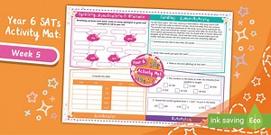 Year 6 SATs Activity Mat: Week 5