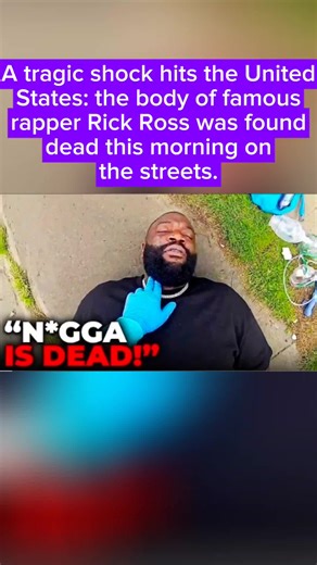 A tragic shock hits the United States: the body of famous rapper Rick Ross was found dead this morning on the streets. A tragic shock shakes the nation: the body of famous rapper Rick Ross has been found dead this morning on the streets. Fans are devastated by the news. 💔😢 #RickRoss #RIPRickRoss #TragicNews #HipHopLoss #CelebrityDeath