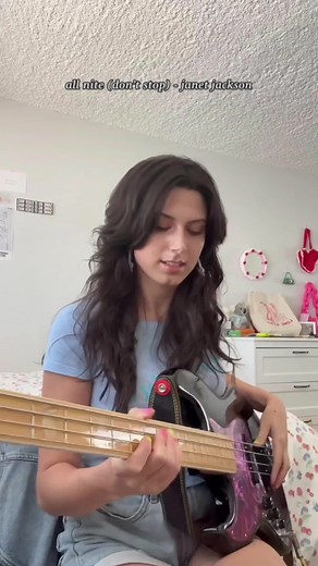Awkward Eye Contact Moment with a Janet Jackson Bass Cover