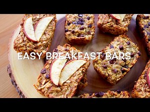 EASY BREAKFAST BARS // HEALTHY // FRUIT SWEETENED