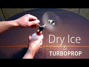 Dry Ice + Micro Turboprop Engine Experiment