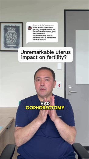 Replying to @skylar Explaining the impact of an unremarkable uterus on fertility. I hope this helps! 🙂 #ttc #uterus #infertility #fertility #ivfjourney