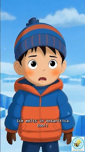 Global Warming Explained For Kids #kidsshorts #funnykidsvideo #kidslearning #kidseducation