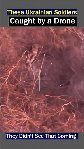 Soldiers Run from Drone as It Drops Explosive