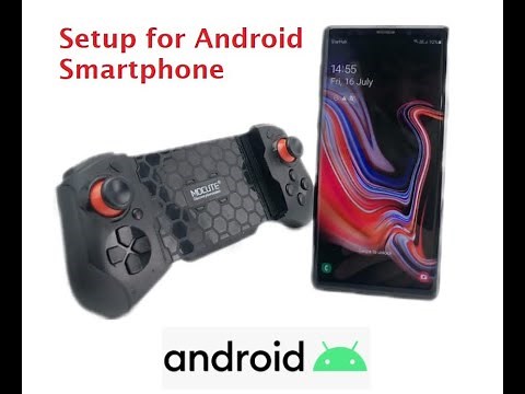 M6 Wireless Bluetooth Mocute 60 Gamepad Joystick Controller Android Smartphone Setup