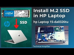 hp laptop 15-da0326tu ssd upgrade | ssd upgrade | hp Laptop SSD | How to install SSD in Laptop
