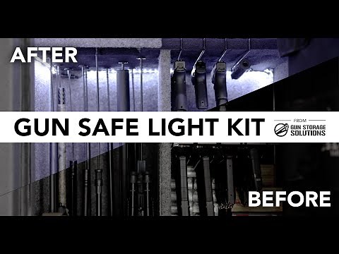 #GunSafe Light Kit Installation Video | LED Lighting Kit | Gun Storage Solutions