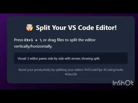 Split 🪓 your VS Code Editor!