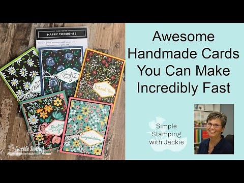 5 Awesome Handmade Cards You Can Make Incredibly Fast