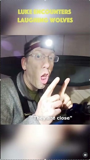 Laughing Wolves Outside Our Tent! 🐺😂 | Luke & Jacob’s Wild Encounter #OutdoorBoys #LaughingWolves