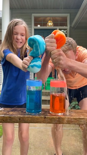 Summer Sponge Squeeze Game ☀️ Brothers, sisters, kezzy, and friends play funny family water game with sponges and jars, where, whoever fills their jar first wins. Perfect backyard water game to play on a hot sunny day. This video was produced by Benson Crew, Network Media, and Benson Bros. | Paul & Kezzy