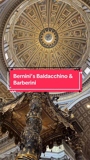 The canopy over the altar of St Peter’s basilica in the #vatican has an interesting backstory #storytime #history #stpeter #foryoupage