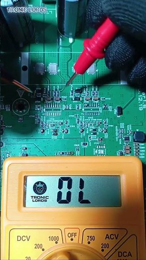 How to Find a Shorted Capacitor on a PCB in Seconds ⚡ | Multimeter Repair Tip