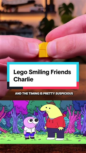 Any excuse to bust out the head collection Lego Smiling Friends Charlie #lego #smilingfriends