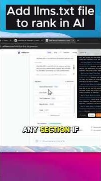 How to Create an llms.txt File to Boost AI Visibility | Free Milky SEO Tool