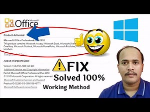 Office 2010 Product Activation Failed FIX ✔️ | CMD Method to Activate Office 2010 Professional Ver