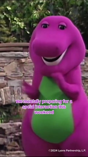 Motivational Barney Dinosaur Dance | You Can Do It! 💜