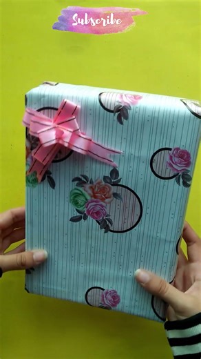 How To Wrap a Gift Box With Ribbon | How To Gift Wrap a Rectangular Box With Ribbon